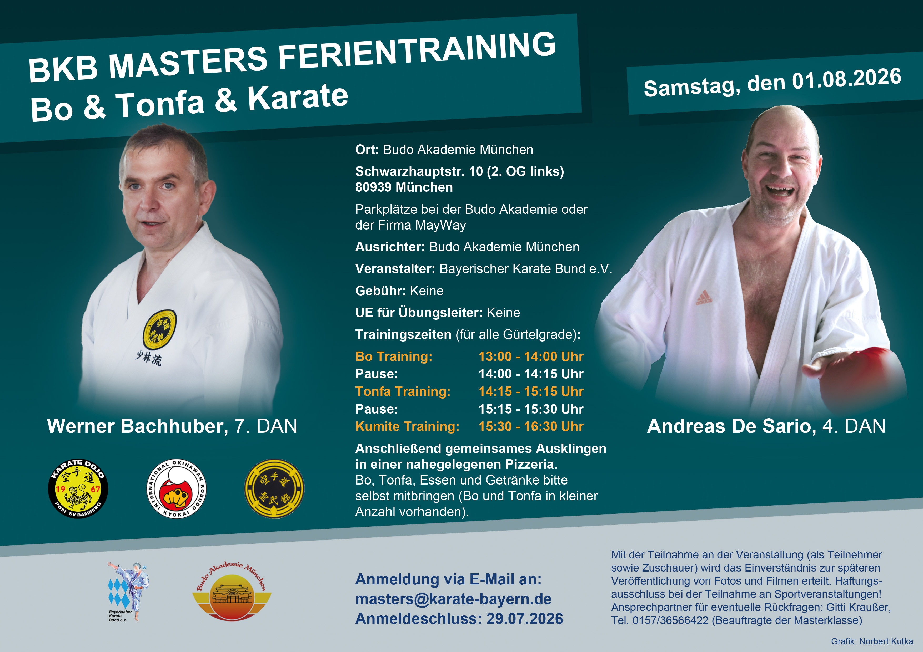 BKB Masters Ferientraining in der Budo Akademie München